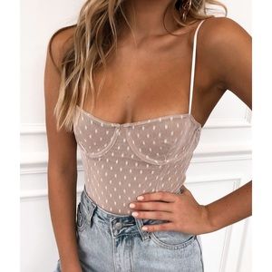 White Fox Boutique No Looking Back Bodysuit